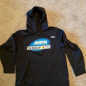 Black Hoodie “Voice of Nascar” logo New without tags